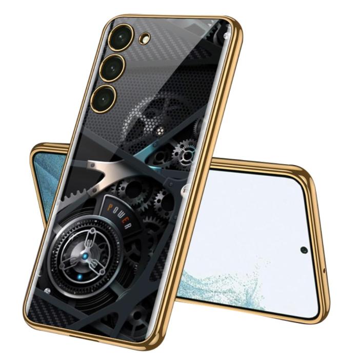 Bild 1, GKK Galaxy S24 Skal Härdat Glas Electroplate Kuggh