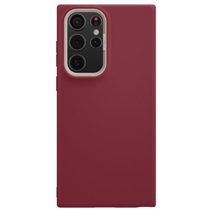 Bild 2, Spigen Cyrill Samsung Galaxy S22 Ultra Skal Color Brick Sangria Red