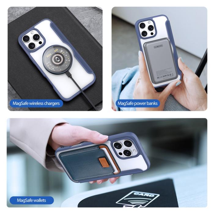 Bild 5, DUX DUCIS iPhone 16 Pro Fodral MagSafe Skin X Pro Blå