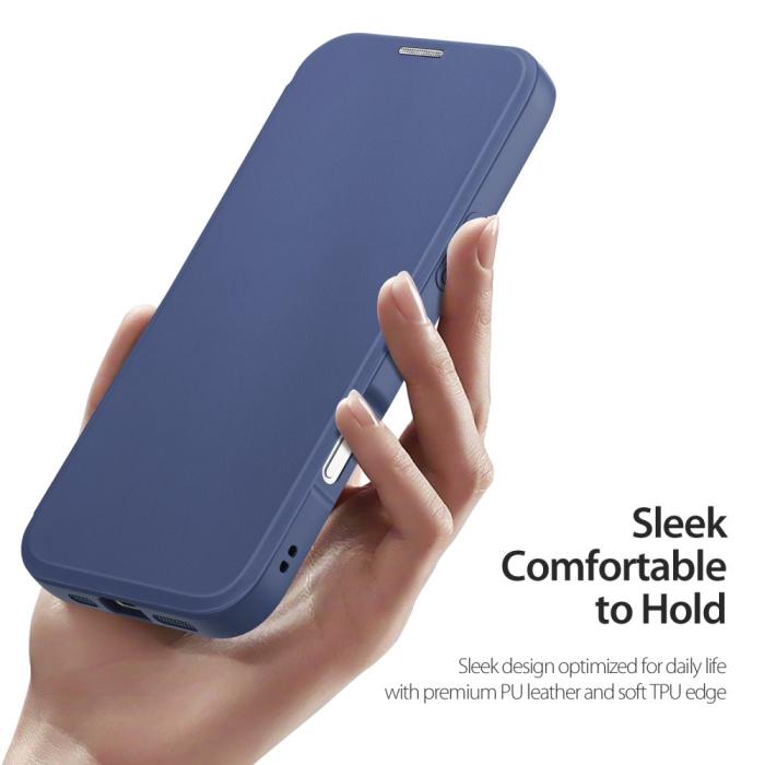 Bild 6, DUX DUCIS iPhone 16 Pro Fodral MagSafe Skin X Pro Blå