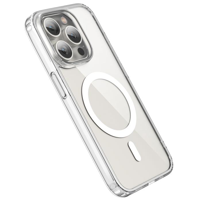 Bild 3, ColorPop iPhone 15 Pro Max Skal CH MagSafe Transparent/Vit