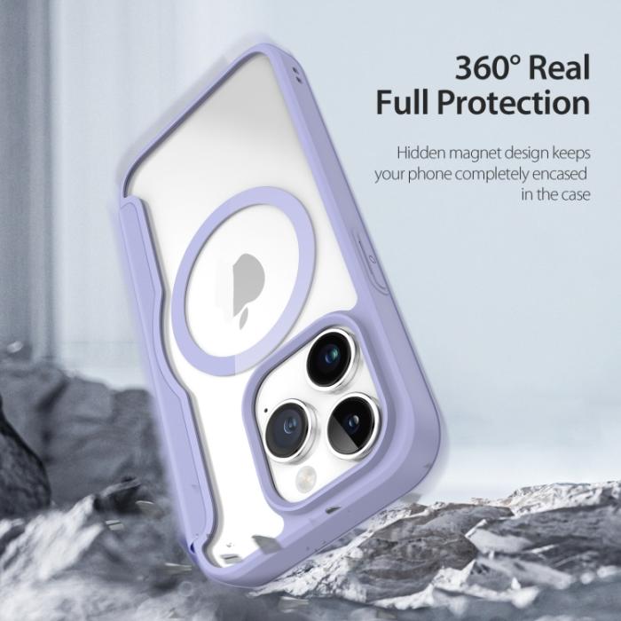 Bild 6, DUX DUCIS iPhone 15 Pro Fodral MagSafe Skin X Pro Lila