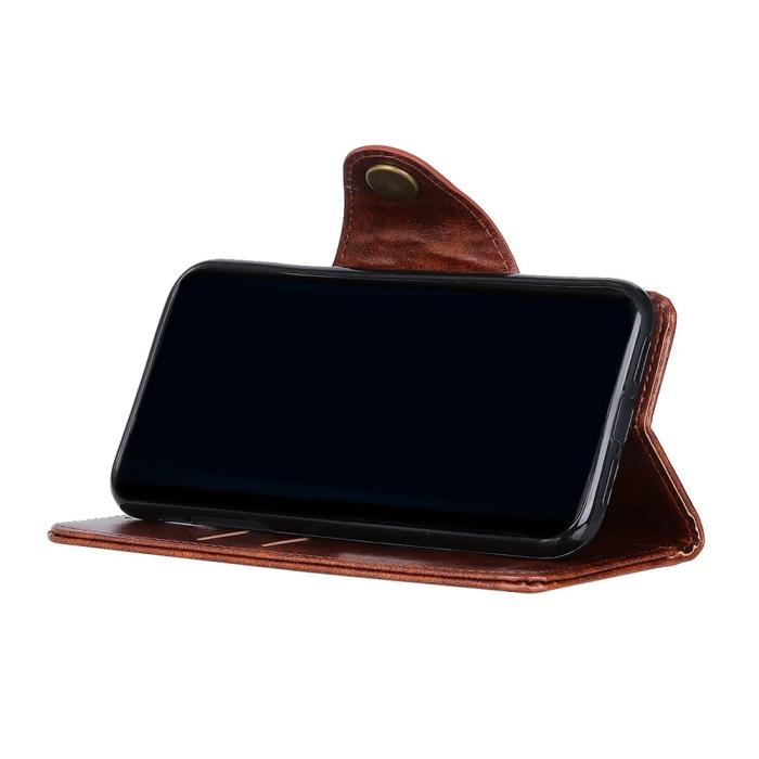 Bild 5, Samsung Galaxy A72 - KHAZNEH Plånboksfodral - Brun