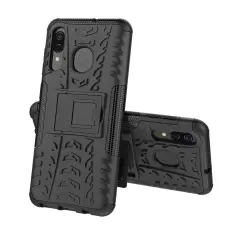 Samsung Galaxy A50 - Ultimata stöttåliga skalet med stöd - Svart