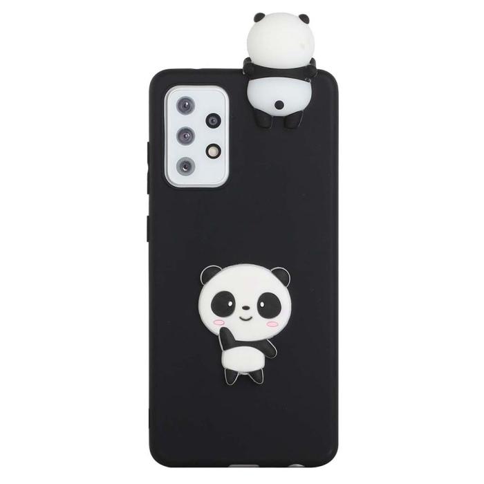Bild 2, Samsung Galaxy A53 5G Skal 3D Figur Svart Panda