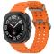 Galaxy Watch Ultra 47 mm Armband Wave Design Orange