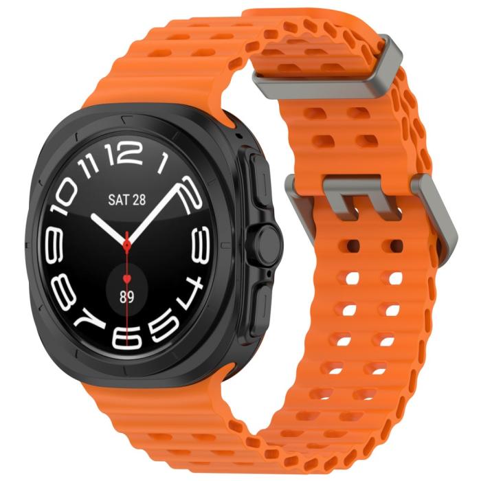 Bild 4, Galaxy Watch Ultra (2025) / 47 mm Armband Wave Design