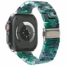 LEMONDA Apple Watch 42/44/45/46/49 mm Armband Resin Gr&ouml;n
