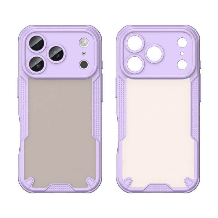 Bild 2, 18 Pro Max/17 Pro Max Skal Frostat Transparent/Lila