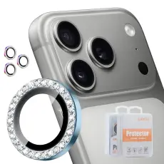 HAT PRINCE iPhone 18 Pro/18 Pro Max Linsskydd Enkay Strass