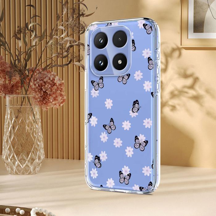 Bild 4, Xiaomi 17 Skal TPU Fjärilar/Blommor