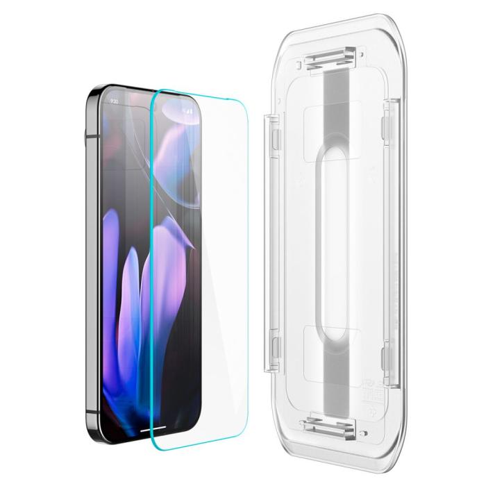 Bild 5, Spigen Google Pixel 9/9 Pro 2-PACK Skärmskydd Glas.tR 