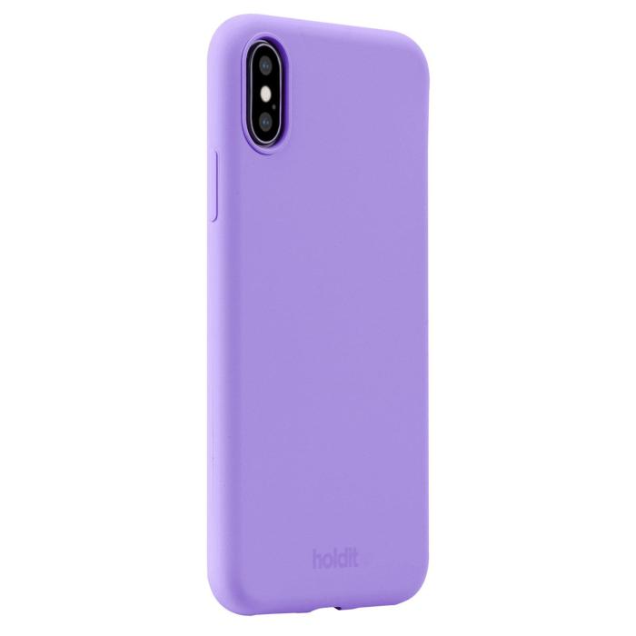 Bild 2, holdit iPhone X/Xs Mobilskal Silikon Violet