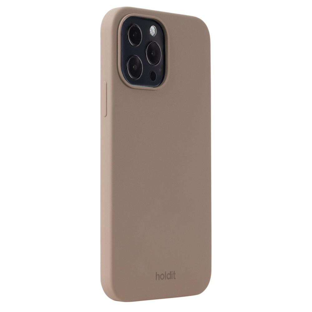 holdit iPhone 13 Pro Max Mobilskal Silikon Mocha Brown