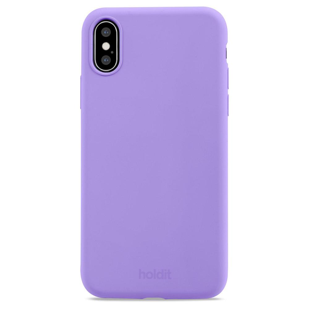 holdit iPhone X/Xs Mobilskal Silikon Violet