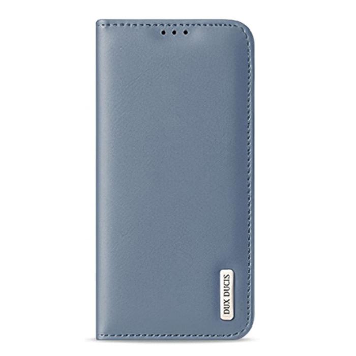 Bild 2, DUX DUCIS Samsung Galaxy S22 Ultra Fodral HIVO Äkta Läder Blå