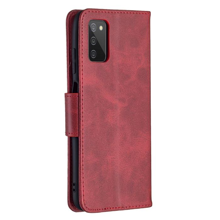 Bild 3, Samsung Galaxy A03s Fodral Läder Solid Shark Röd