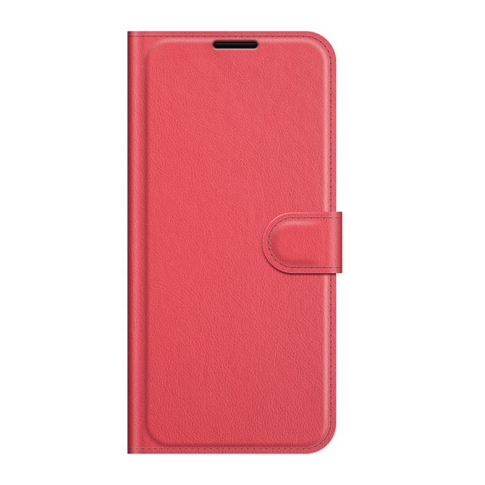 Bild 2, Nokia G10 / G20 Fodral Litchi Läder Röd