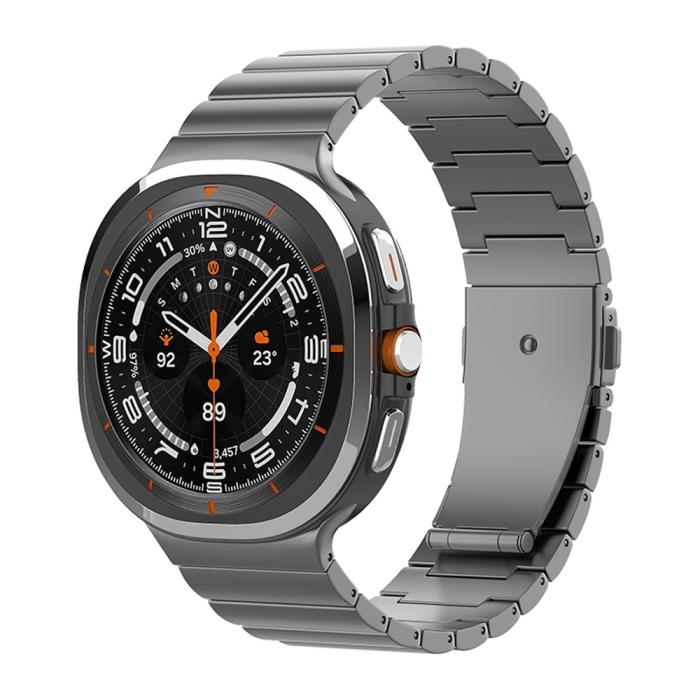 Bild 2, Samsung Galaxy Watch 8 46/44/40 mm Armband Metall Grå