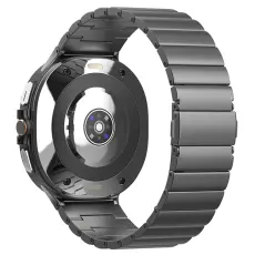Samsung Galaxy Watch 8 46/44/40 mm Armband Metall Gr&aring;