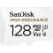 SanDisk MicroSDXC 128 GB High Endurance Minneskort Inkl. Adapter