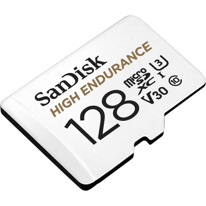 Bild 5, SanDisk MicroSDXC 128 GB High Endurance Minneskort Inkl. Adapter