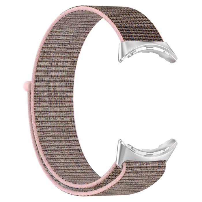 Bild 2, Google Pixel Watch / Watch 2 Nylon Loop Armband Rosa