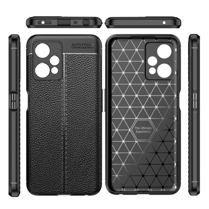 Bild 6, OnePlus Nord CE 2 Lite 5G Skal Litchi Textur Svart