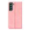 Samsung Galaxy S23 Plus Flip Fodral Skin Touch Ljus Rosa