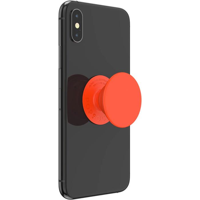Bild 7, PopSockets Avtagbart Grip med Ställfunktion Neon Electric Orange