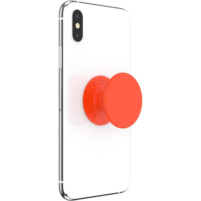 Bild 9, PopSockets Avtagbart Grip med Ställfunktion Neon Electric Orange