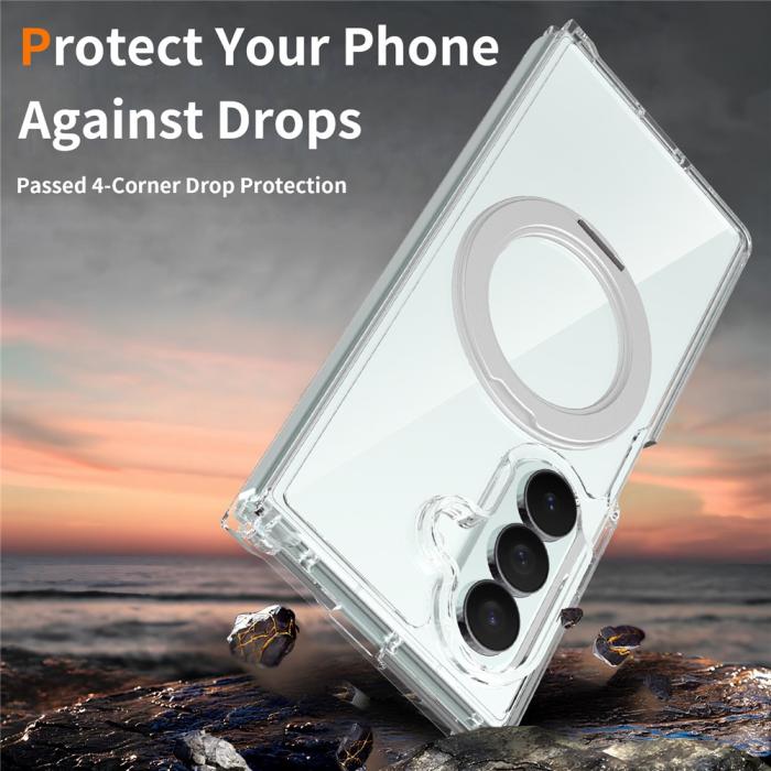 Bild 2, Samsung Galaxy Z Fold 8 Ultra Skal MagSafe TPU Transparent