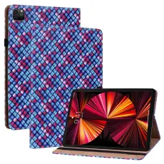 iPad Air 2020/2022 / Pro 11 2020/2021 Fodral V&auml;vd Textur Bl&aring;/Rosa