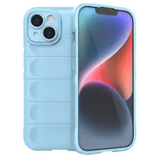 iPhone 15 Plus Skal Magic Shield Ljus Bl&aring;