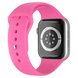 Apple Watch 38/40/41 mm Silikon Armband (S/M) Hot Pink