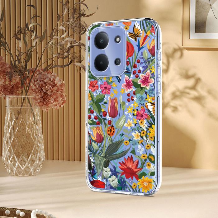 Bild 5, Xiaomi Redmi 15C Skal Med Tryck Blommor