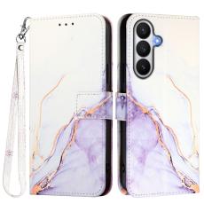Samsung Galaxy S26 Fodral Marmor Vit / Lila