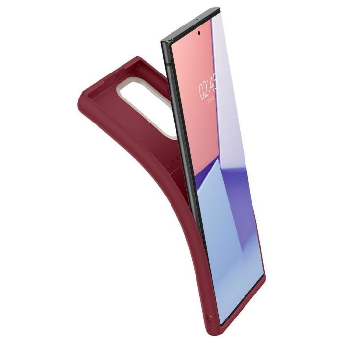 Bild 4, Spigen Cyrill Samsung Galaxy S22 Ultra Skal Color Brick Sangria Red