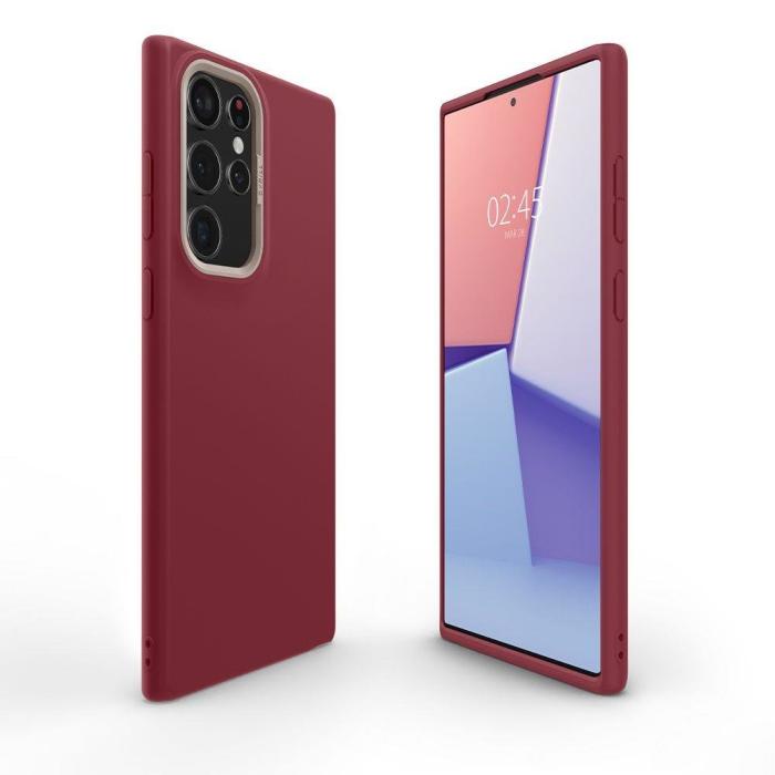 Bild 5, Spigen Cyrill Samsung Galaxy S22 Ultra Skal Color Brick Sangria Red