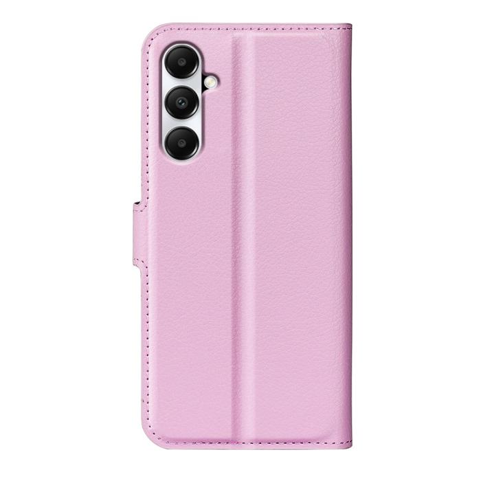 Bild 6, Samsung Galaxy A05s 4G Fodral Litchi Läder Ljus Rosa
