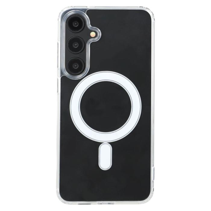 Bild 3, Samsung Galaxy S25 Plus Skal MagSafe TPU / Akryl Transparent