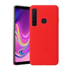Samsung Galaxy A9 (2018) - HOWMAK Rubberized Skal - Röd