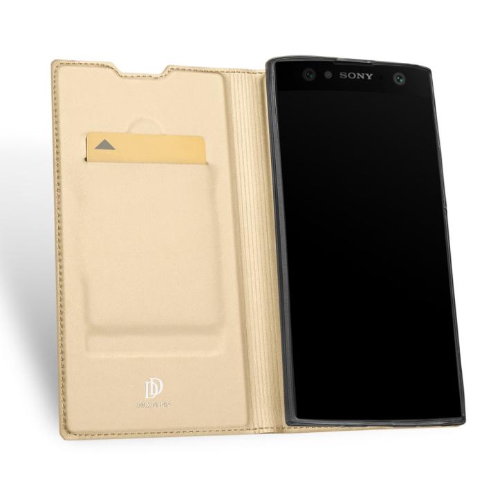Bild 3, Sony Xperia XA2 Ultra - DUX DUCIS Plånboksfodral - Guld