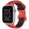 Sportarmband Dual-Color Apple Watch 42/44/45/49 mm (M/L) Röd/Svart