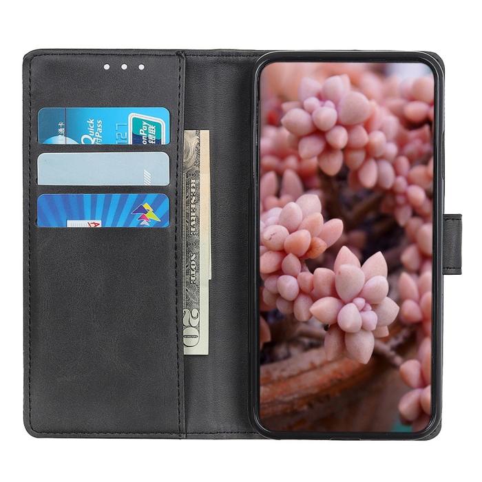 Bild 3, Samsung Galaxy A34 5G Fodral Solid Läder Svart