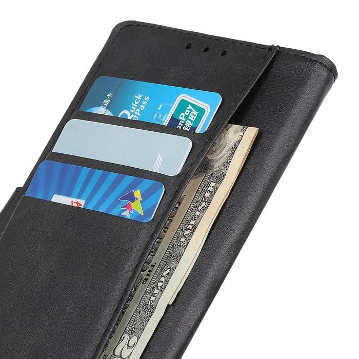 Bild 5, Samsung Galaxy A34 5G Fodral Solid Läder Svart