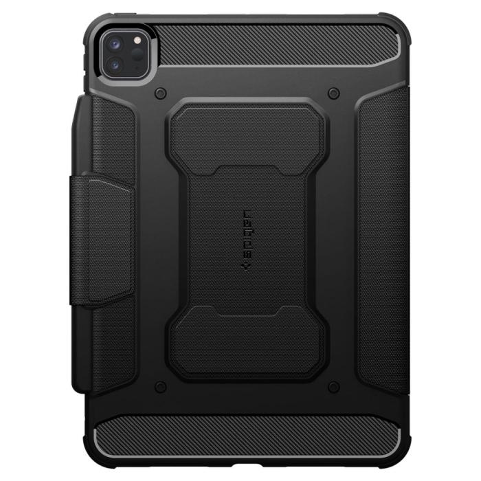 Bild 2, Spigen iPad Pro 11 2025/2024 Fodral Rugged Armor 'Pro' Svart
