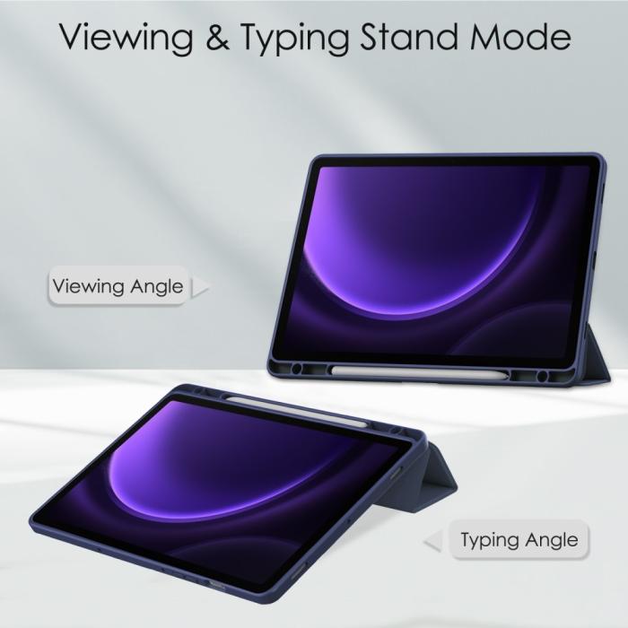 Bild 2, Galaxy Tab S9 FE Fodral Hybrid Pennhållare Blå