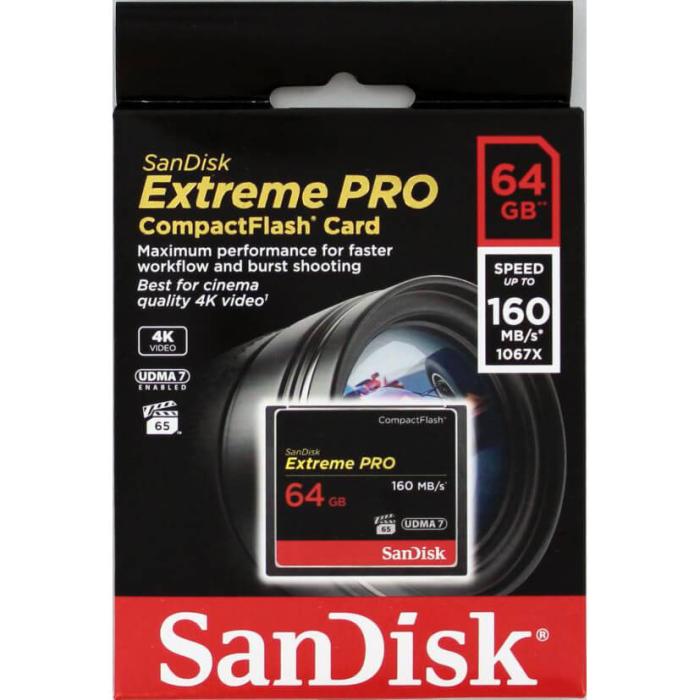 Bild 2, SanDisk CF Extreme Pro 64GB 160MB/s Minneskort