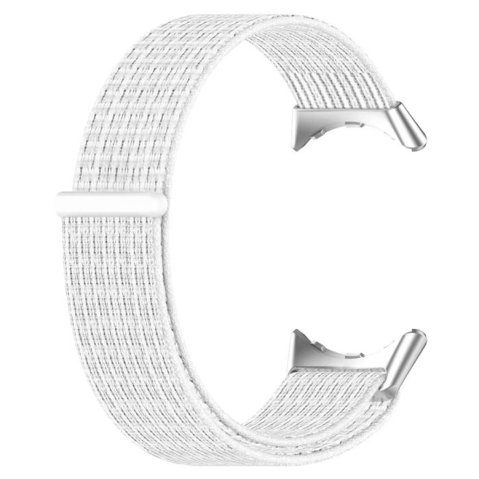 Bild 1, Google Pixel Watch / Watch 2 Nylon Loop Armband Vit